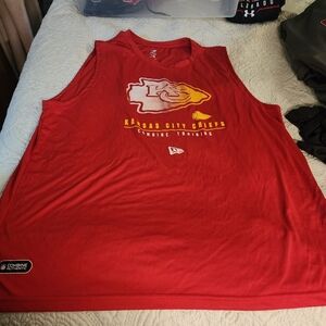 Kansas City Chiefs Red Sleeveless Tank Top by New Era